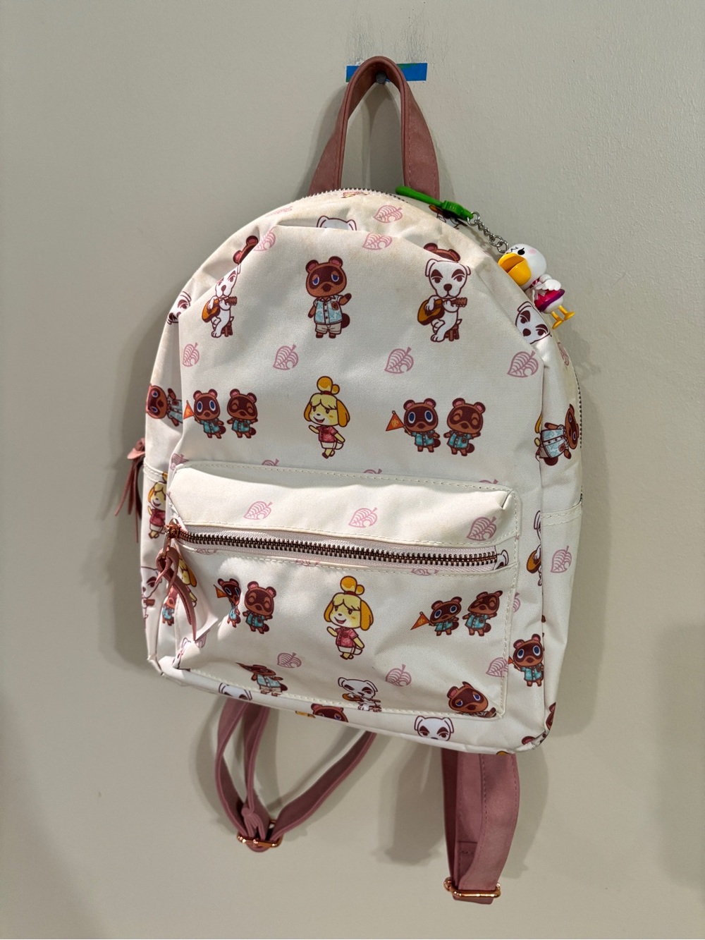 Animal Crossing Nintendo Switch Mini Backpack New Horizons Tom Nook & Isabelle